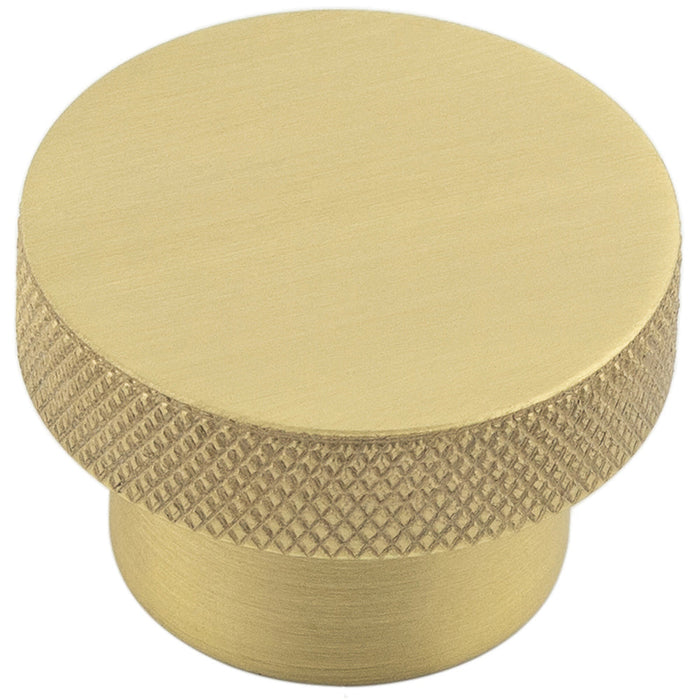 Stylish 40mm Satin Brass Cupboard Knob Modern Decor Kitchen Cabinet Knob
