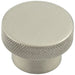 Modern Satin Nickel Cupboard Knob 40mm Diamond Knurled Design Kitchen Cabinet Knob