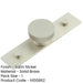 Modern Satin Nickel Cupboard Knob with Backplate 40mm Kitchen Cabinet Knob-1