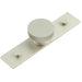 Modern Satin Nickel Cupboard Knob with Backplate 40mm Kitchen Cabinet Knob