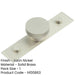 Premium 40mm Satin Nickel Cupboard Knob with Stepped Backplate Kitchen Cabinet Knob-1