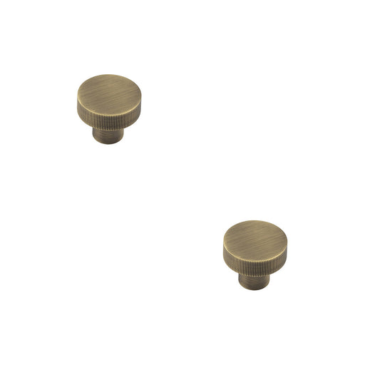 PACK 30mm Antique Brass Cupboard Knob with Unique Design Kitchen Cabinet Knob (1)