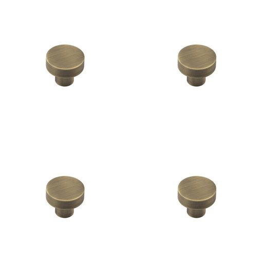 PACK 30mm Antique Brass Cupboard Knob with Unique Design Kitchen Cabinet Knob