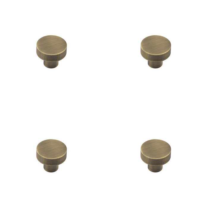 PACK 30mm Antique Brass Cupboard Knob with Unique Design Kitchen Cabinet Knob