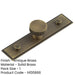 Stylish 30mm Antique Brass Cupboard Knob with Stepped Backplate Kitchen Cabinet Knob-1
