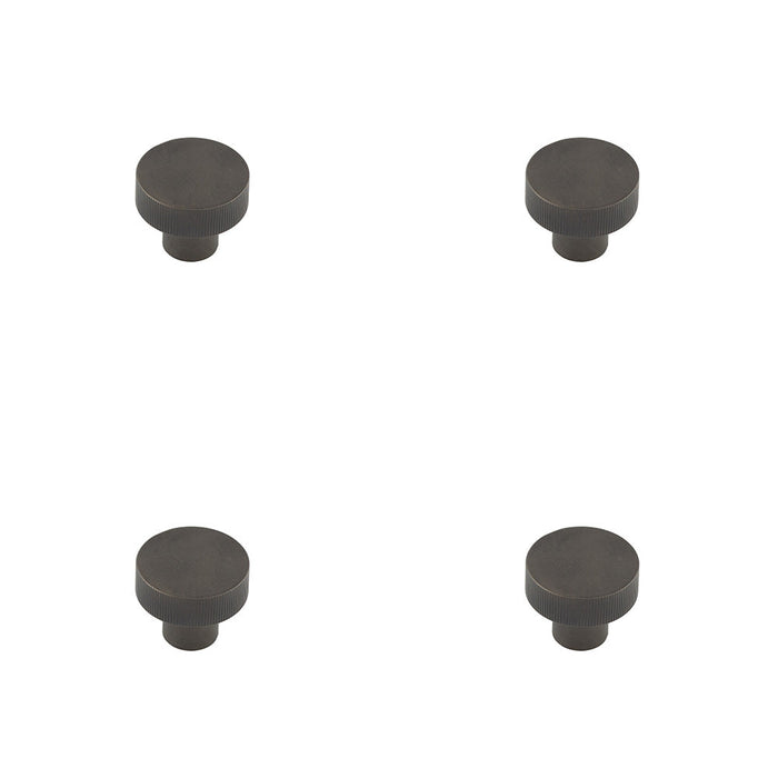 PACK Stylish 30mm Dark Bronze Cupboard Knob Elegant Interiors Kitchen Cabinet Knob