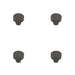 PACK Stylish 30mm Dark Bronze Cupboard Knob Elegant Interiors Kitchen Cabinet Knob