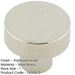 Stylish 30mm Polished Nickel Cupboard Knob with Unique Knurling Design Kitchen Cabinet Knob-1