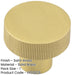 Stylish 30mm Satin Brass Cupboard Knob Modern Interiors Kitchen Cabinet Knob-1