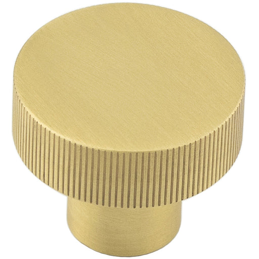 Stylish 30mm Satin Brass Cupboard Knob Modern Interiors Kitchen Cabinet Knob