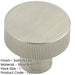 Elegant 30mm Satin Nickel Cupboard Knob Stylish Interiors Kitchen Cabinet Knob (1)-1