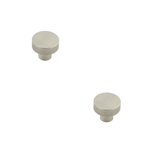 PACK Elegant 30mm Satin Nickel Cupboard Knob Stylish Interiors Kitchen Cabinet Knob (4)