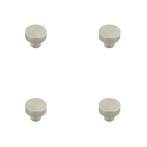 PACK Elegant 30mm Satin Nickel Cupboard Knob Stylish Interiors Kitchen Cabinet Knob (1)