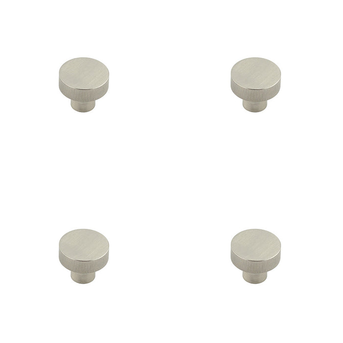 PACK Elegant 30mm Satin Nickel Cupboard Knob Stylish Interiors Kitchen Cabinet Knob (1)