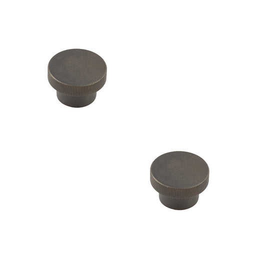 PACK Elegant Dark Bronze Cupboard Knob 40mm Stylish Interiors Kitchen Cabinet Knob (1)