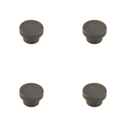 PACK Elegant Dark Bronze Cupboard Knob 40mm Stylish Interiors Kitchen Cabinet Knob