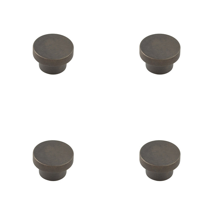 PACK Elegant Dark Bronze Cupboard Knob 40mm Stylish Interiors Kitchen Cabinet Knob