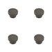 PACK Elegant Dark Bronze Cupboard Knob 40mm Stylish Interiors Kitchen Cabinet Knob