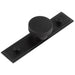 Stylish 40mm Black Cupboard Knob with Stepped Backplate Kitchen Cabinet Knob