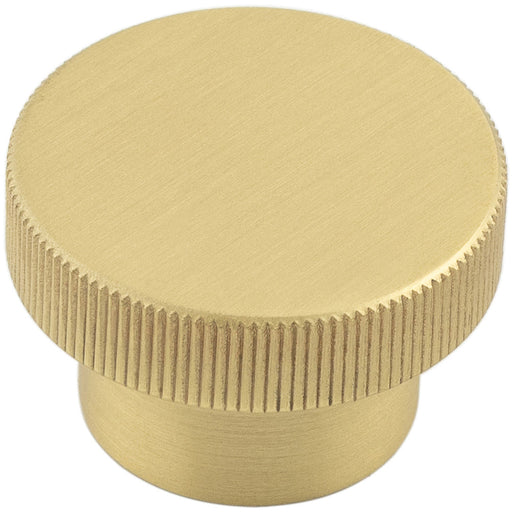 Stylish 40mm Satin Brass Cupboard Knob Modern Interiors Kitchen Cabinet Knob (1)