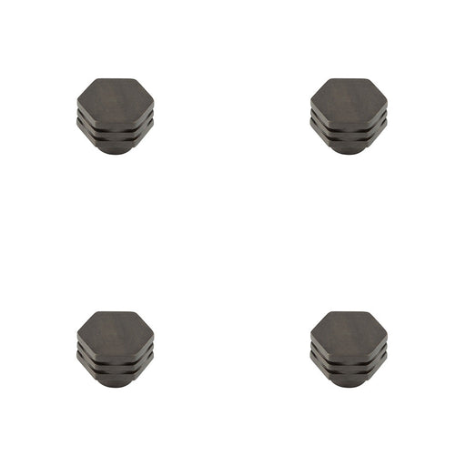 PACK 30mm Dark Bronze Cupboard Knob Stylish Design Kitchen Cabinet Knob