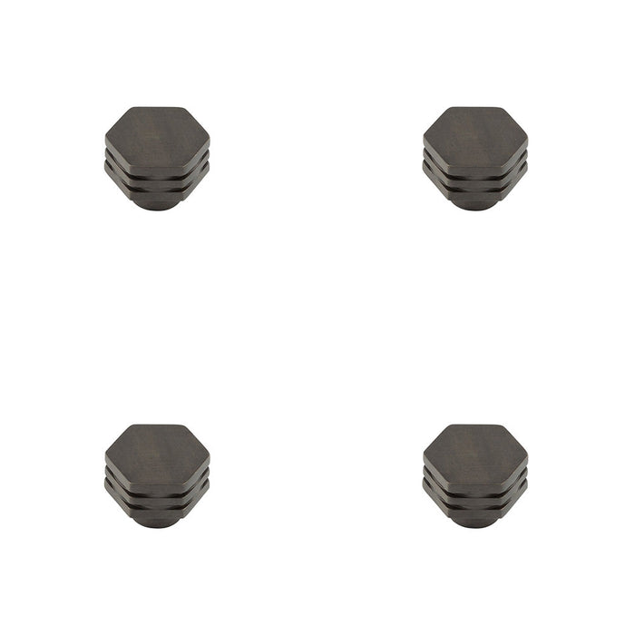 PACK 30mm Dark Bronze Cupboard Knob Stylish Design Kitchen Cabinet Knob