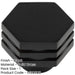 Stylish 30mm Black Cupboard Knob Modern Interiors Kitchen Cabinet Knob-1