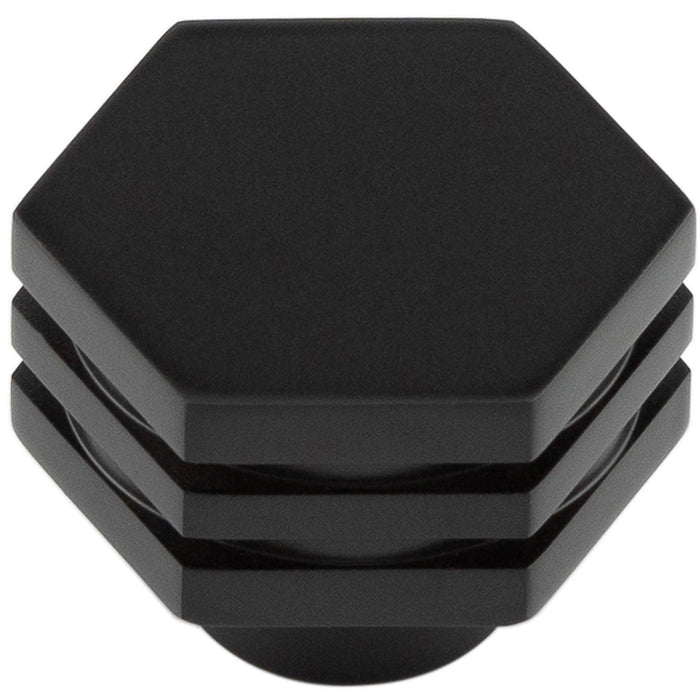 Stylish 30mm Black Cupboard Knob Modern Interiors Kitchen Cabinet Knob