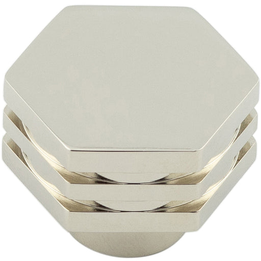 30mm Polished Nickel Cupboard Knob Modern Interiors Kitchen Cabinet Knob