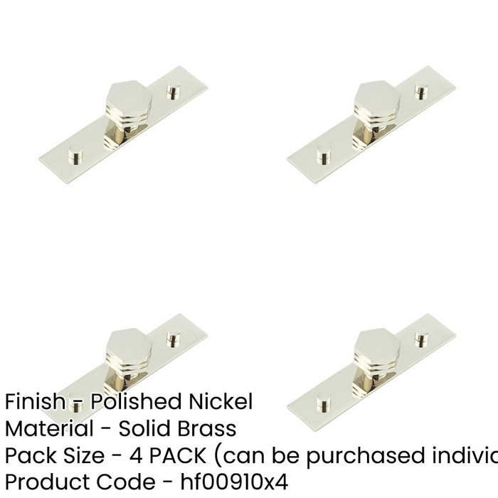 PACK Elegant 30mm Polished Nickel Cupboard Knob Modern Interiors Kitchen Cabinet Knob-1