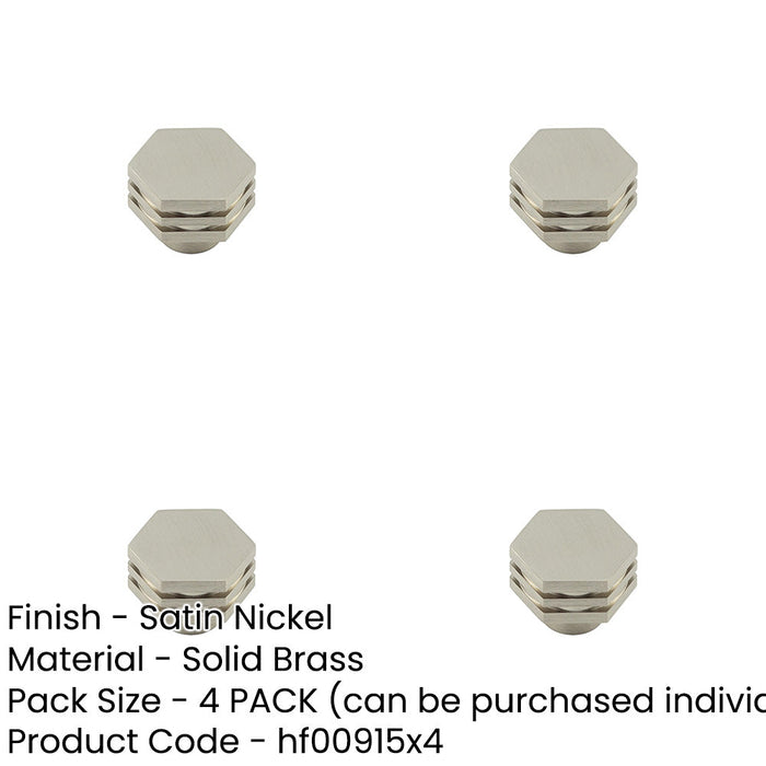 PACK 30mm Satin Nickel Cupboard Knob Modern Interiors Kitchen Cabinet Knob (1)-1