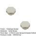 PACK Stylish 40mm Polished Nickel Cupboard Knob Modern Interiors Kitchen Cabinet Knob (7)-1