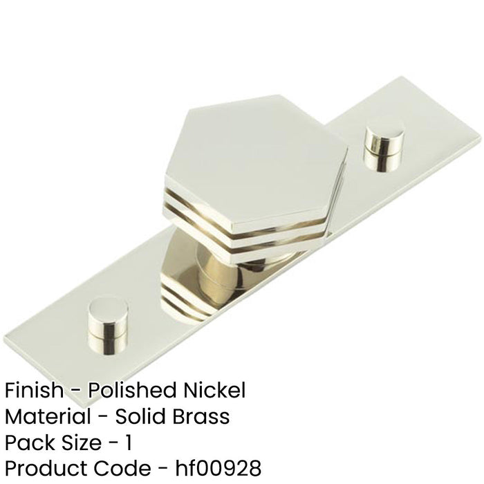 Stylish 40mm Plain Polished Nickel Cupboard Knob Modern Interiors Kitchen Cabinet Knob-1