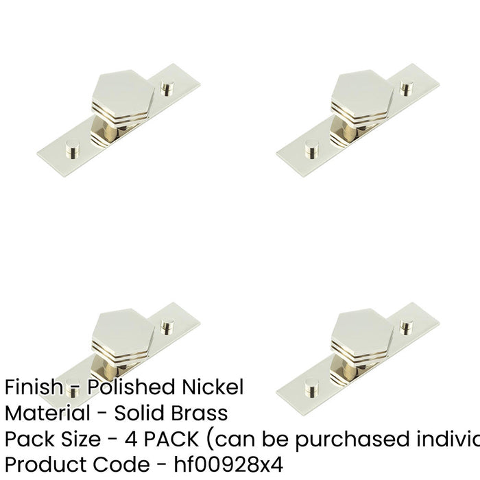 PACK Stylish 40mm Plain Polished Nickel Cupboard Knob Modern Interiors Kitchen Cabinet Knob-1