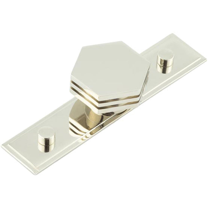 Stylish 40mm Stepped Polished Nickel Cupboard Knob Modern Interiors Kitchen Cabinet Knob