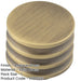 Elegant Antique Brass Cupboard Knob 30mm Size Kitchen Cabinet Knob-1