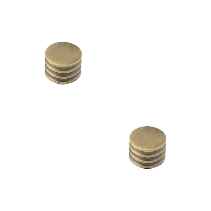 PACK Elegant Antique Brass Cupboard Knob 30mm Size Kitchen Cabinet Knob (1)