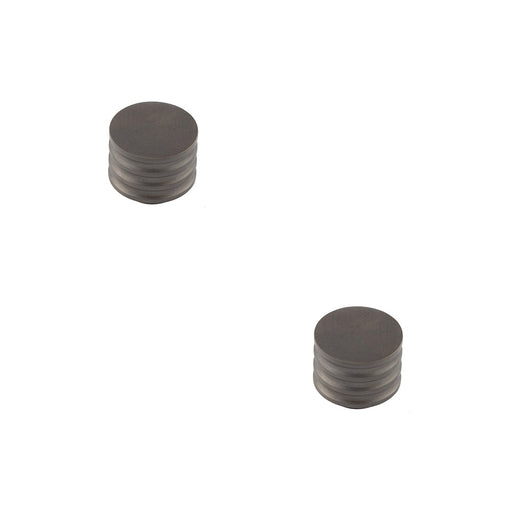 PACK Elegant 30mm Dark Bronze Cupboard Knob Stylish Interiors Kitchen Cabinet Knob (4)