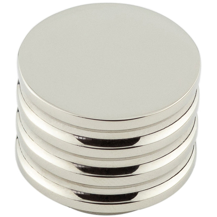 Elegant 30mm Polished Nickel Cupboard Knob Stylish Interiors Kitchen Cabinet Knob