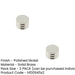 PACK Elegant 30mm Polished Nickel Cupboard Knob Stylish Interiors Kitchen Cabinet Knob (2)-1
