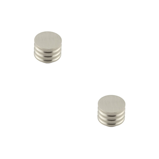 PACK Elegant 30mm Satin Nickel Cupboard Knob Modern Interiors Kitchen Cabinet Knob (1)