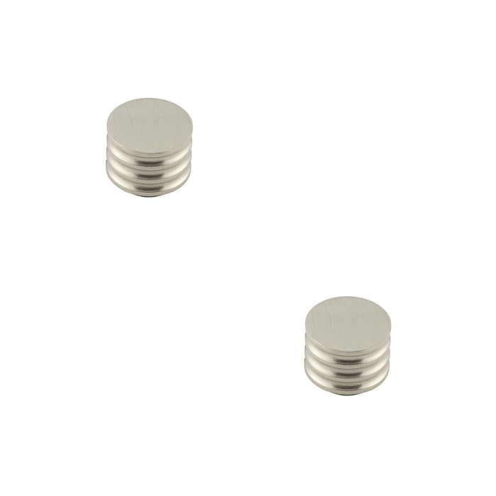 PACK Elegant 30mm Satin Nickel Cupboard Knob Modern Interiors Kitchen Cabinet Knob (1)