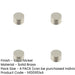 PACK Elegant 30mm Satin Nickel Cupboard Knob Modern Interiors Kitchen Cabinet Knob-1