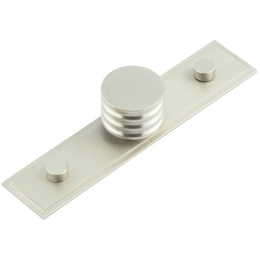 Elegant 30mm Stepped Satin Nickel Cupboard Knob Versatile Solid Brass Hardware Kitchen Cabinet Knob