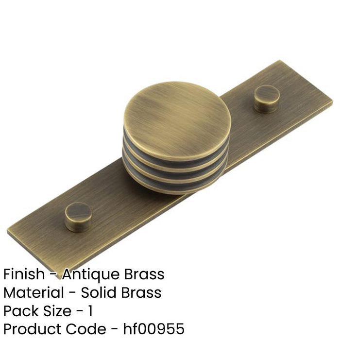 Elegant 40mm Antique Brass Cupboard Knob Stylish Interiors Kitchen Cabinet Knob (1)-1