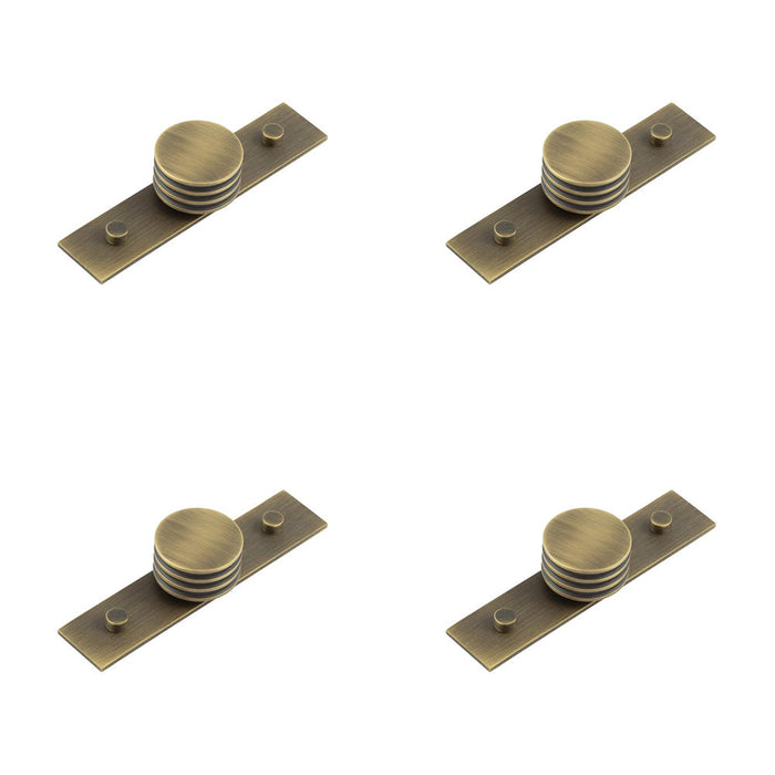 PACK Elegant 40mm Antique Brass Cupboard Knob Stylish Interiors Kitchen Cabinet Knob (1)