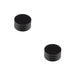 PACK Elegant 40mm Black Grooved Cupboard Knob Room Kitchen Cabinet Knob (1)