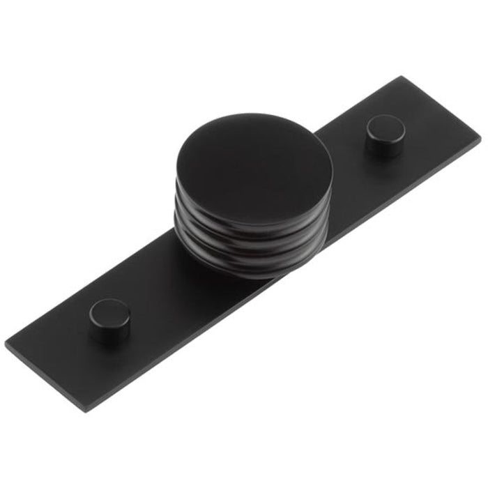 Elegant 40mm Matt Black Cupboard Knob Stylish Interiors Kitchen Cabinet Knob