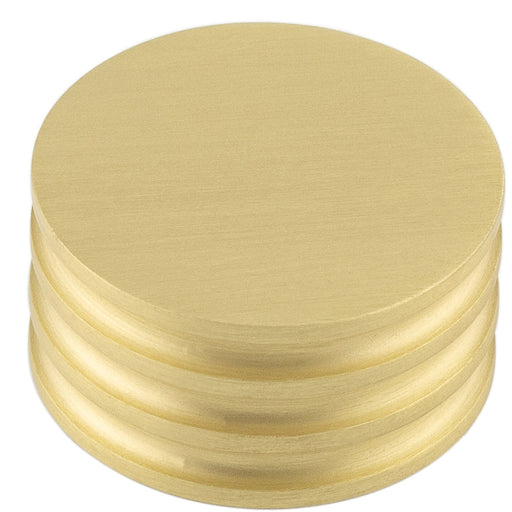 Elegant 40mm Satin Brass Cupboard Knob Stylish Interiors Kitchen Cabinet Knob (1)