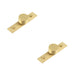 PACK Elegant 40mm Stepped Satin Brass Cupboard Knob Home Decor Kitchen Cabinet Knob (1)